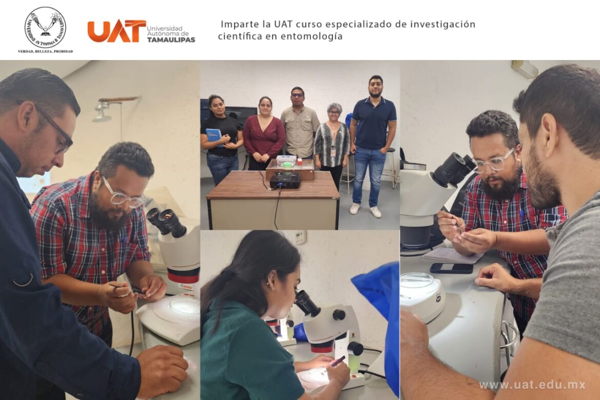 Imparte la UAT un curso especializado de investigación científica en entomología