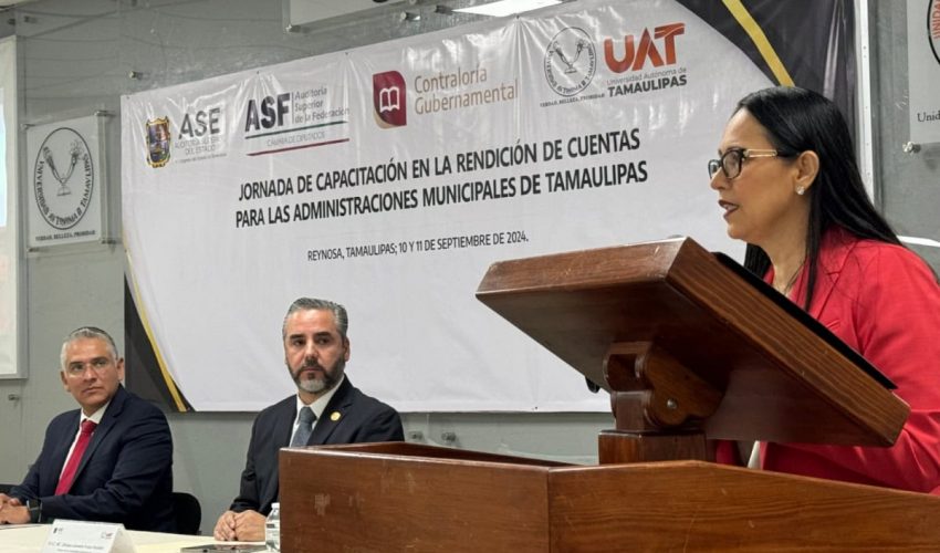 INICIAN EN REYNOSA JORNADAS DE CAPACITACIÓN EN RENDICIÓN DE CUENTAS PARA LAS Y LOS ALCALDES ELECTOS DE TAMAULIPAS