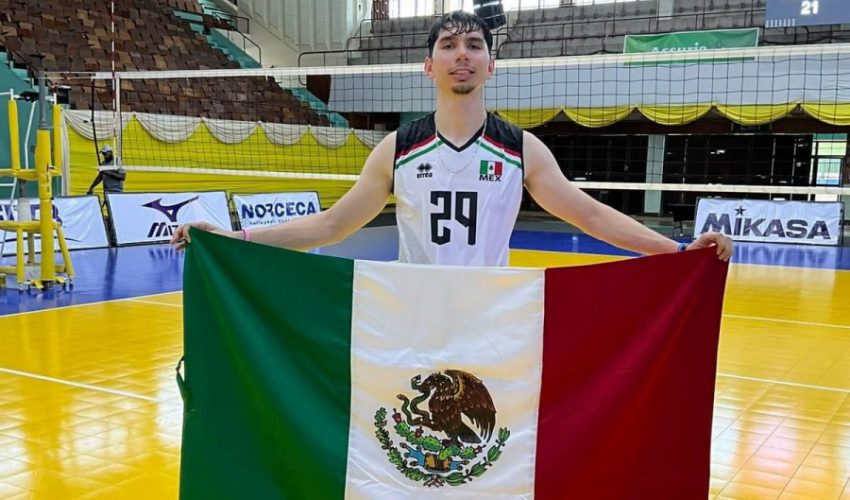 TAMAULIPECO SE CUELGA MEDALLA HISTÓRICA PARA LA SELECCIÓN MEXICANA SUB-23 DE VOLEIBOL