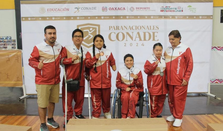 SUMAN MEDALLAS ATLETAS TAMAULIPECOS EN PARANACIONALES CONADE 2024