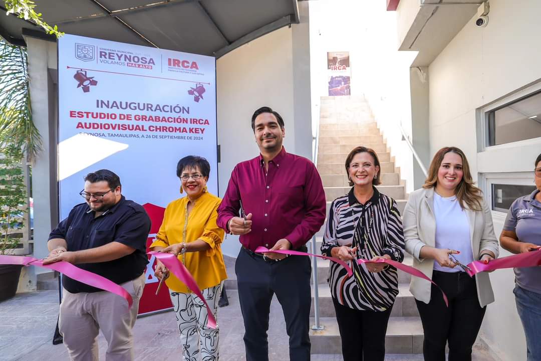 Inauguró Carlos Peña Ortiz Estudio de Grabación Audiovisual Chroma Key del IRCA por mas de 7 MDP