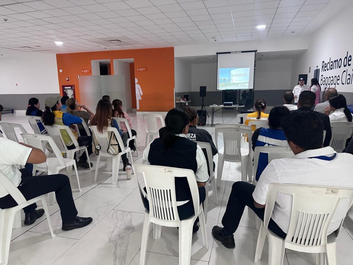 Participó COMAPA en la Semana del Medio Ambiente organizada por el Aeropuerto Internacional de Reynosa