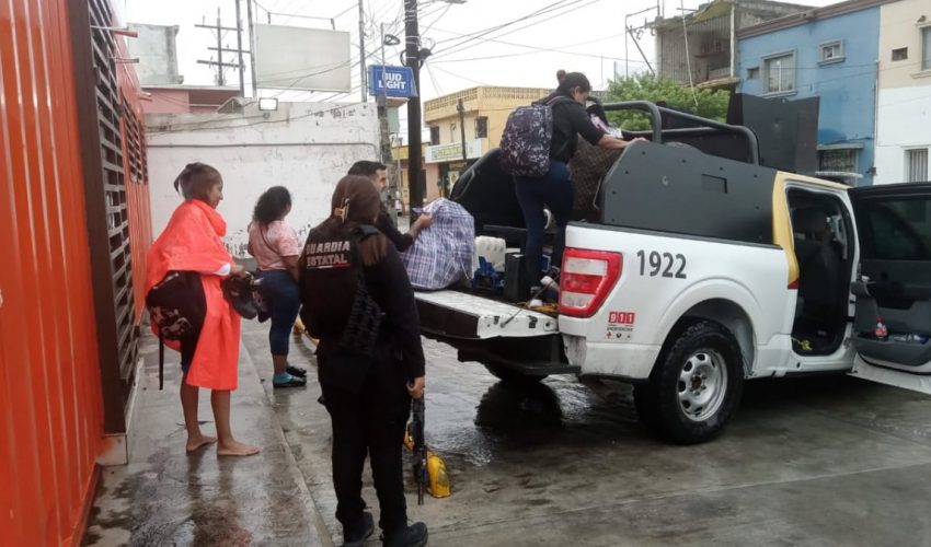 ACTIVA GUARDIA ESTATAL PLAN TAMAULIPAS EN MATAMOROS POR HURACÁN FRANCINE