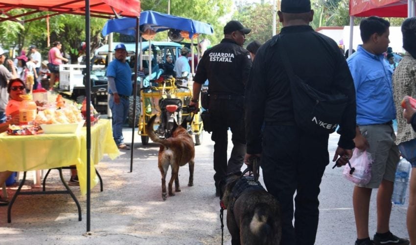 GUARDIA ESTATAL REDOBLA VIGILANCIA DURANTE FESTEJOS PATRIOS