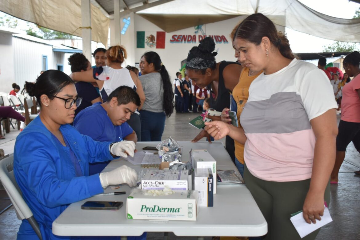 Reciben migrantes atenciones sanitarias en Reynosa