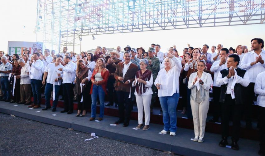 INAUGURAN AMÉRICO Y MARÍA FERIA TAMAULIPAS 2024