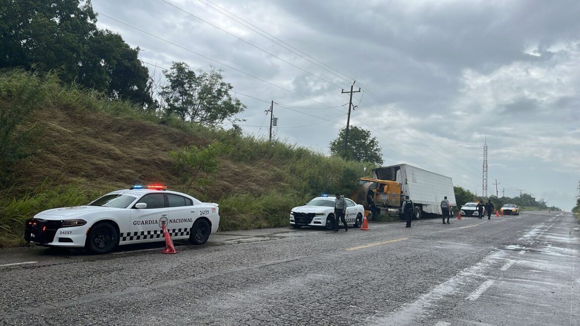 Guardia Estatal atiende accidente en Aldama