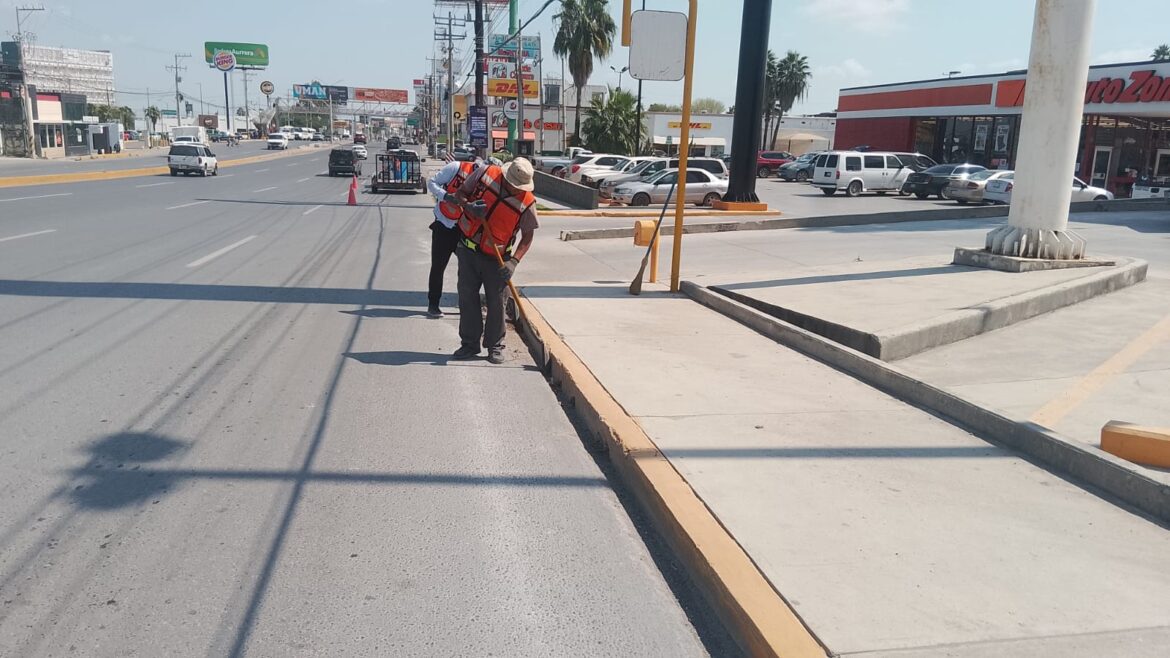 Sanea Gobierno de Carlos Peña Ortiz más de 14 mil metros lineales de avenidas en primeros 10 días