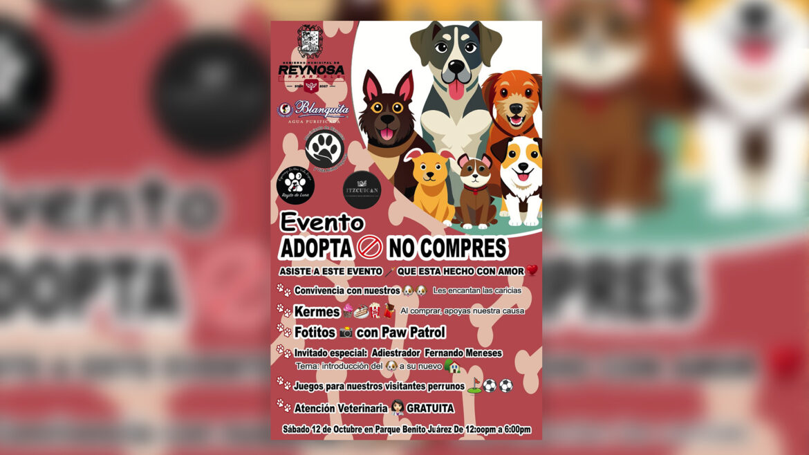 Adopta No Compres, un evento de amor en Reynosa