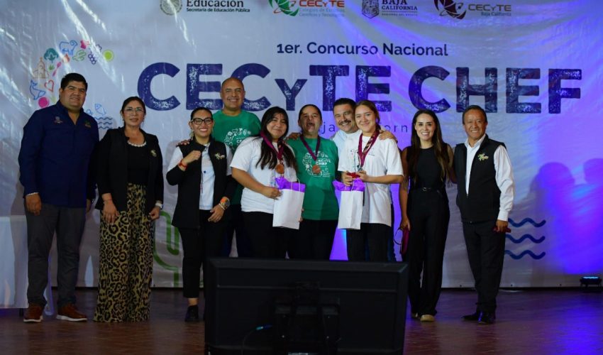 GANAN TAMAULIPECAS TERCER LUGAR EN 1ER. CONCURSO NACIONAL CECYTE CHEF 2024