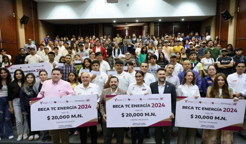 ENTREGA JOSÉ RAMÓN SILVA BECAS TC ENERGÍA 2024