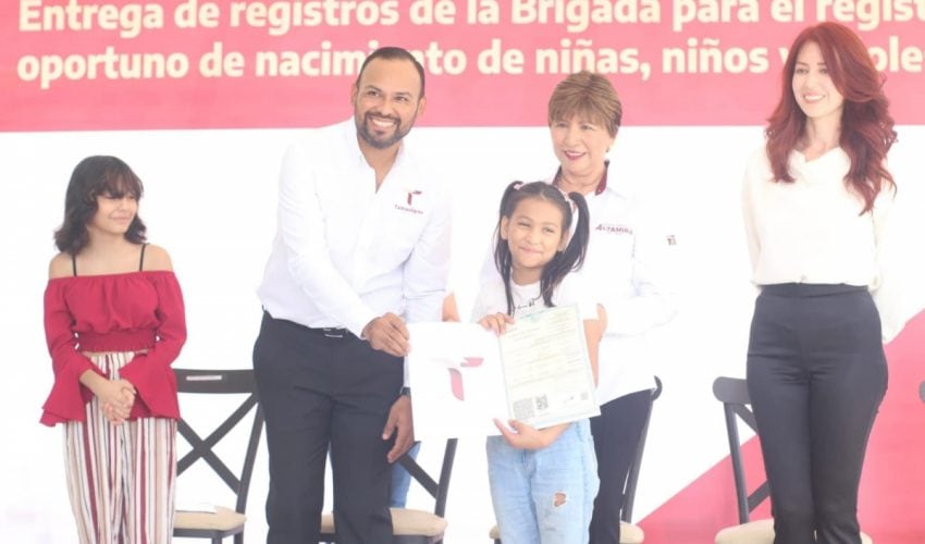 REALIZAN BRIGADA PARA EL REGISTRO OPORTUNO DE NACIMIENTO EN ALTAMIRA