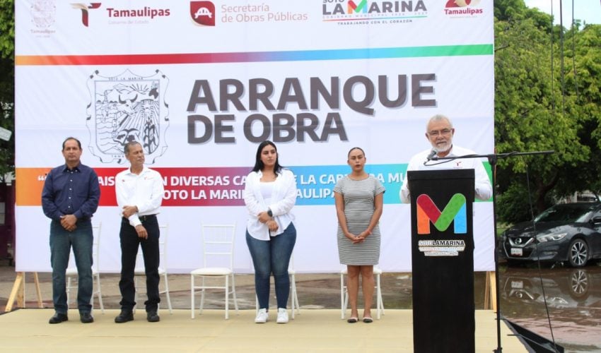 CON VOLUNTAD Y TRABAJO, EL PROGRESO Y DESARROLLO LLEGA A SOTO LA MARINA