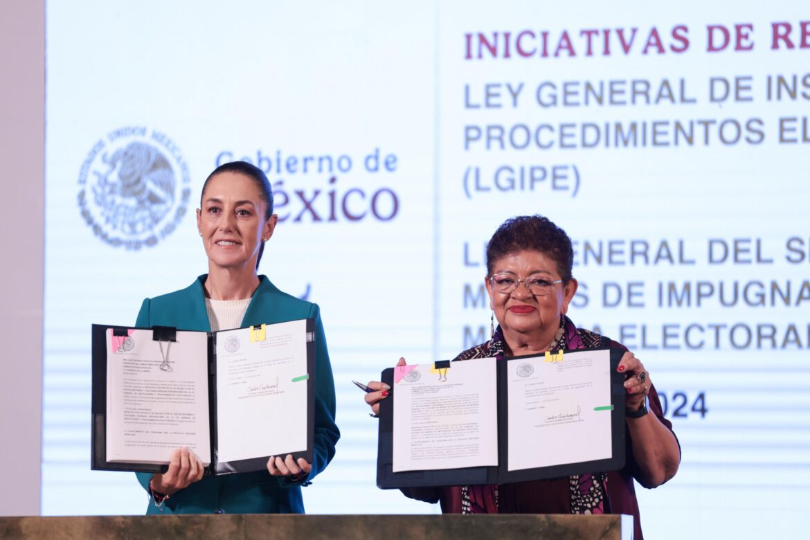 AVANZA REFORMA JUDICIAL CON LEYES SECUNDARIAS- PRESIDENTA CLAUDIA SHEINBAUM ENVÍA AL CONGRESO DE LA UNIÓN DOS INICIATIVAS EN MATERIA ELECTORAL