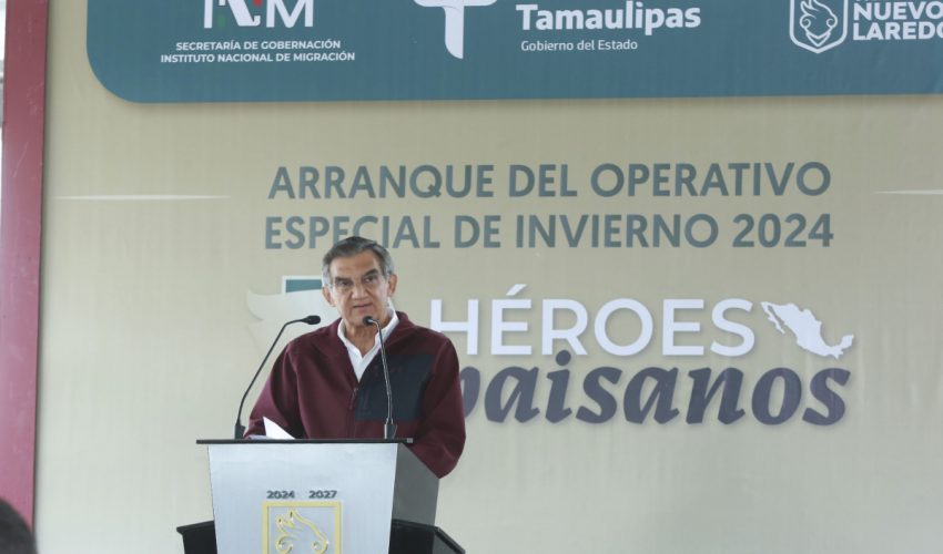 ARRANCA GOBERNADOR AMÉRICO VILLARREAL PROGRAMA HÉROES PAISANOS 2024