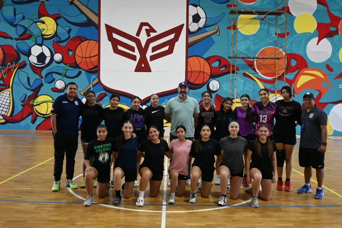 Continúa la preparación de las selecciones de Voleibol y Básquetbol en el Polideportivo Reynosa