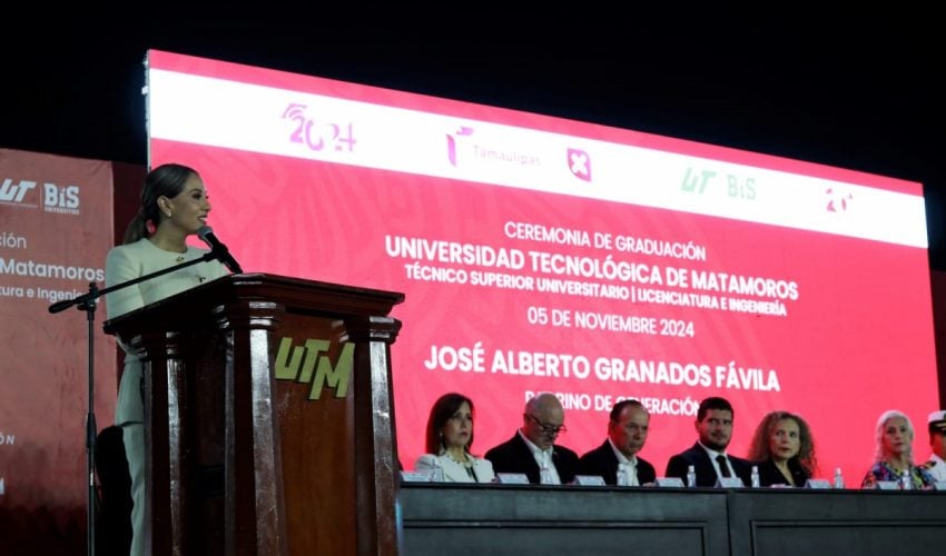 EGRESA NUEVA GENERACIÓN DE LA UNIVERSIDAD TECNOLÓGICA DE MATAMOROS