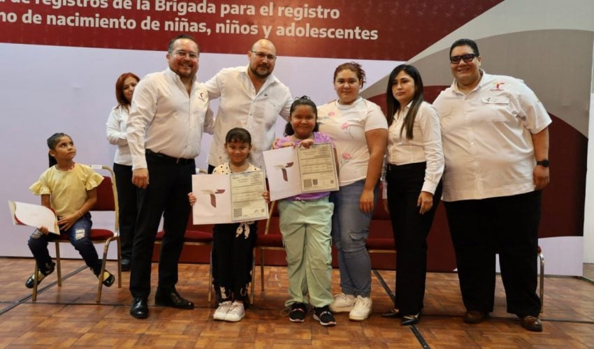 INICIA BRIGADA DE REGISTROS OPORTUNOS DE NACIMIENTO PARA NIÑAS, NIÑOS Y ADOLESCENTES EN TAMPICO