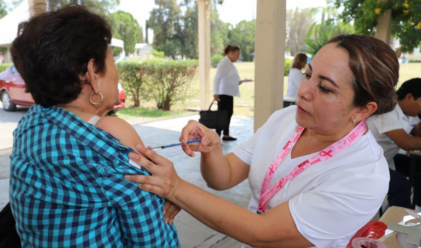 EXHORTA SALUD A LA POBLACIÓN A APLICARSE VACUNAS CONTRA INFLUENZA, COVID-19 Y NEUMOCOCO