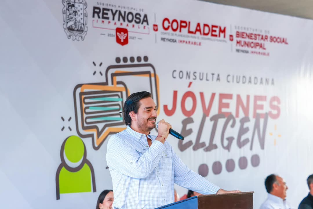 Apoyan Jóvenes al Alcalde Carlos Peña Ortiz por un Reynosa Imparable