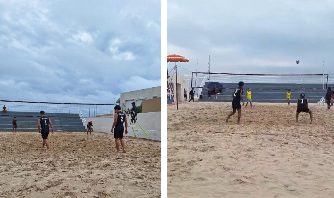 Felicita Carlos Peña Ortiz a la selección de voleibol de playa de Reynosa por su destacada actuación