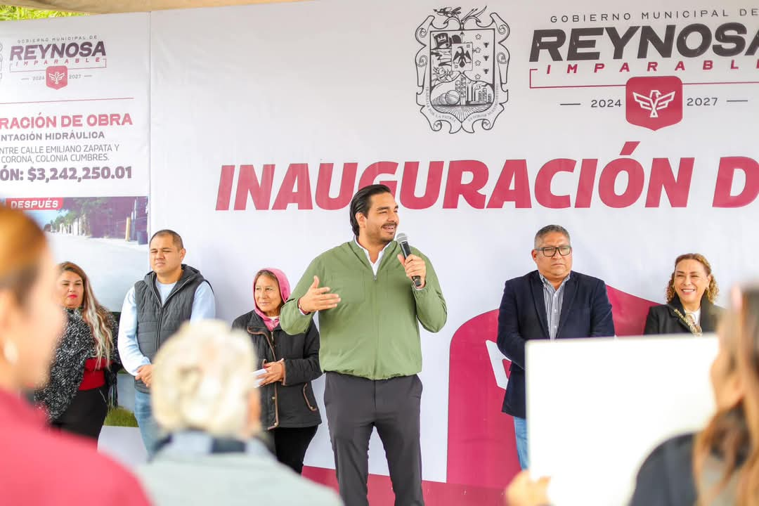 Inauguraron vecinos de Las Cumbres y Carlos Peña Ortiz nueva pavimentación