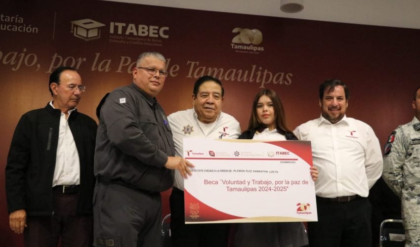 INICIA SSPT Y SET ENTREGA DE BECAS “VOLUNTAD Y TRABAJO, POR LA PAZ DE TAMAULIPAS” 2024-2025