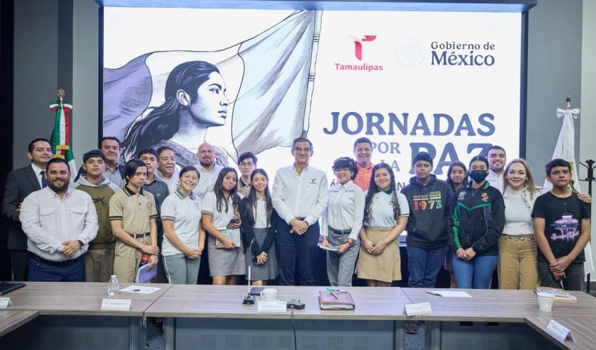 INICIAN EN TAMAULIPAS JORNADAS POR LA PAZ Y DIÁLOGOS CON EL GOBERNADOR