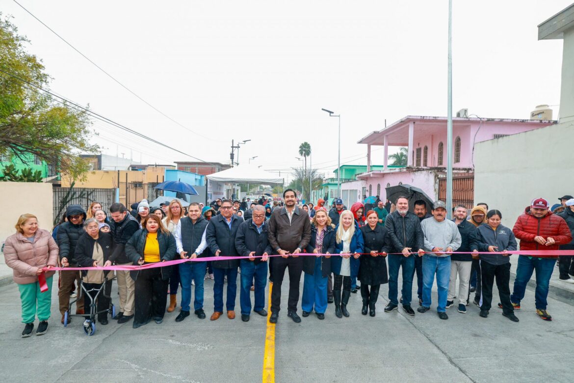 Inauguró Carlos Peña Ortiz pavimentación con recursos del REPUVE