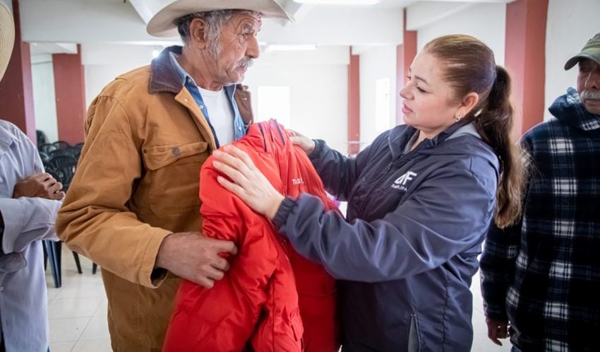 ABRIGA DIF TAMAULIPAS A FAMILIAS VULNERABLES ANTE LAS BAJAS TEMPERATURAS