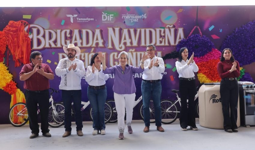 LLEVAN AMÉRICO Y MARÍA DE VILLARREAL LA BRIGADA NAVIDEÑA “TRANSFORMANDO FAMILIAS” A LA ZONA CAÑERA