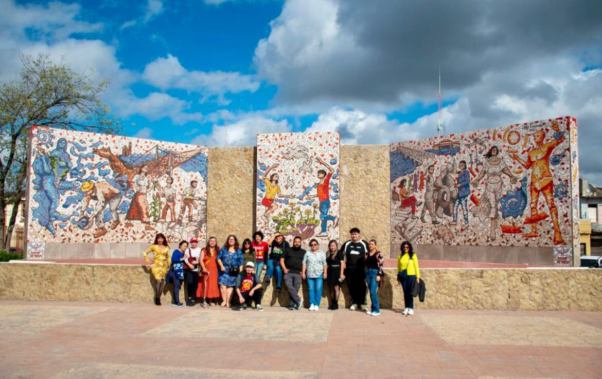 Fomenta Gobierno de Carlos Peña Ortiz sentido de pertenencia a través de recorridos por murales emblemáticos de Reynosa