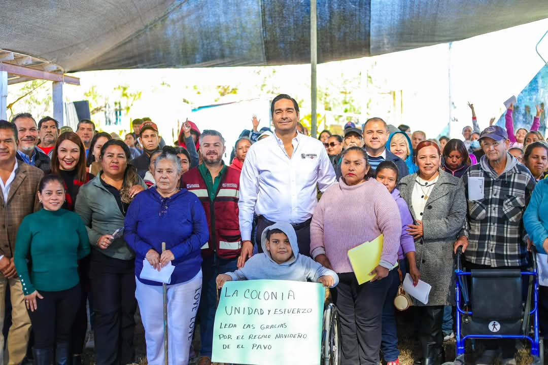 Llevo Alcalde de Reynosa Imparable, espíritu navideño a la Unidad y Esfuerzo