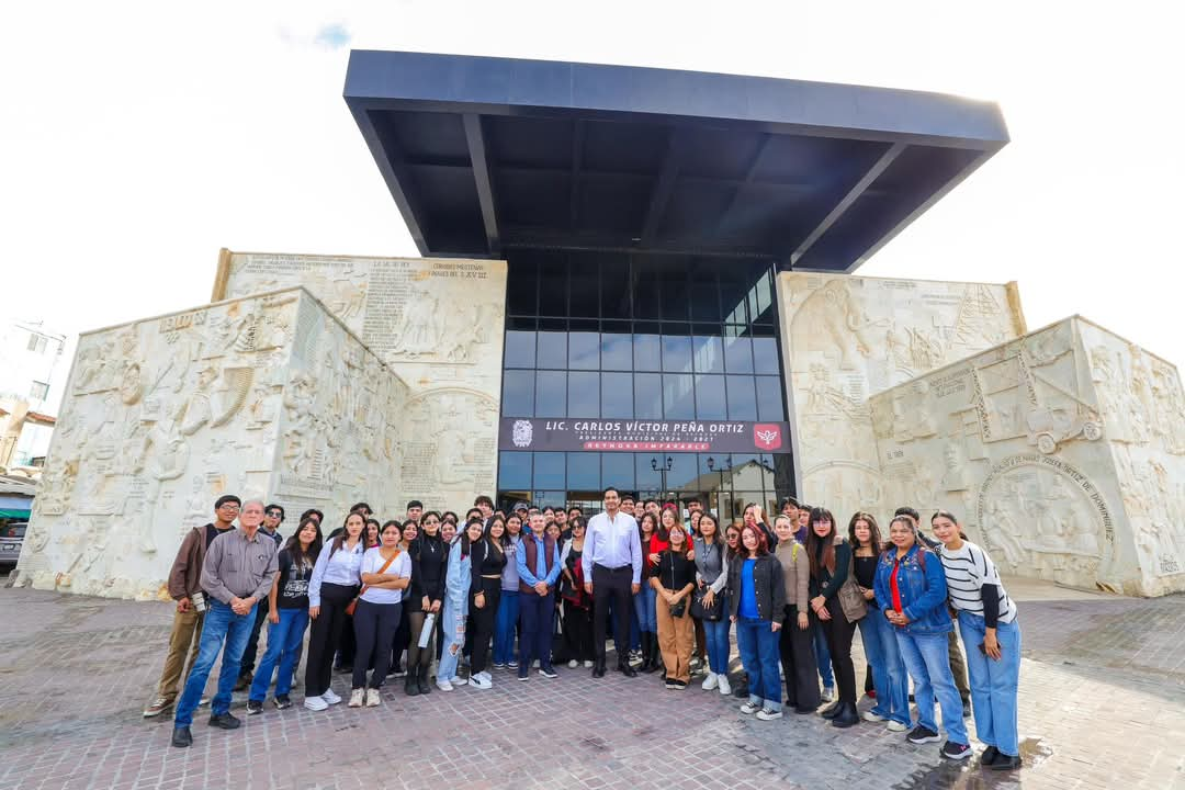 Recorrieron jóvenes del Tecnológico de Reynosa Museo del Ferrocarril y Centro Histórico