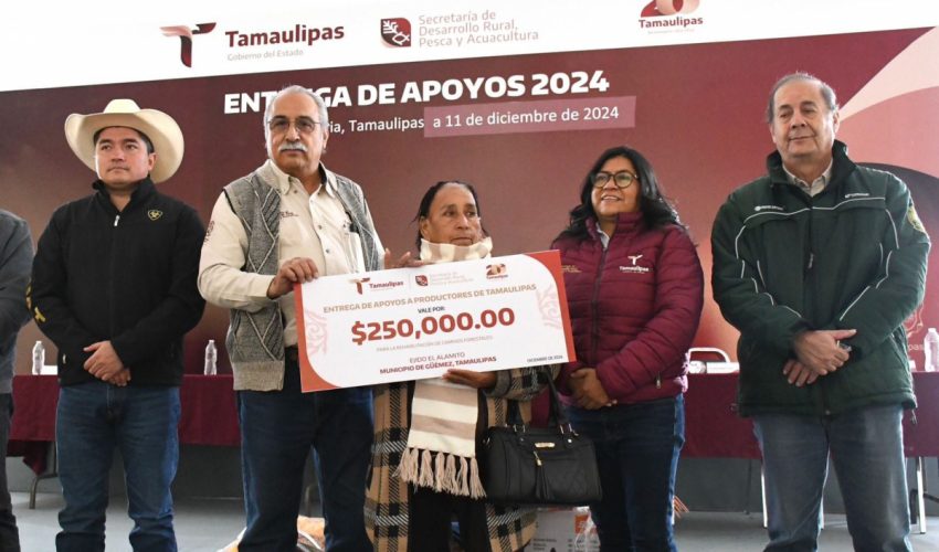 Entrega Desarrollo Rural apoyos a productores forestales