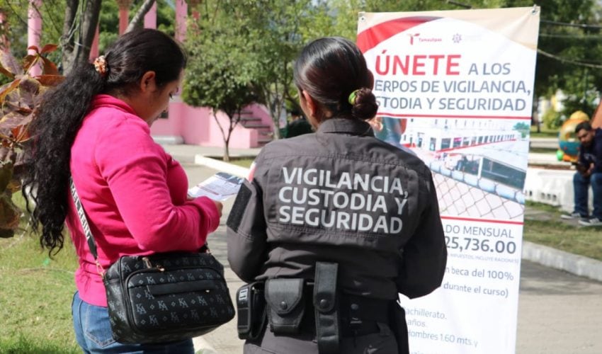 IMPLEMENTA SSPT CAMPAÑA DE RECLUTAMIENTO PRESENCIAL Y VIRTUAL PARA CUERPOS DE VIGILANCIA, CUSTODIA Y SEGURIDAD