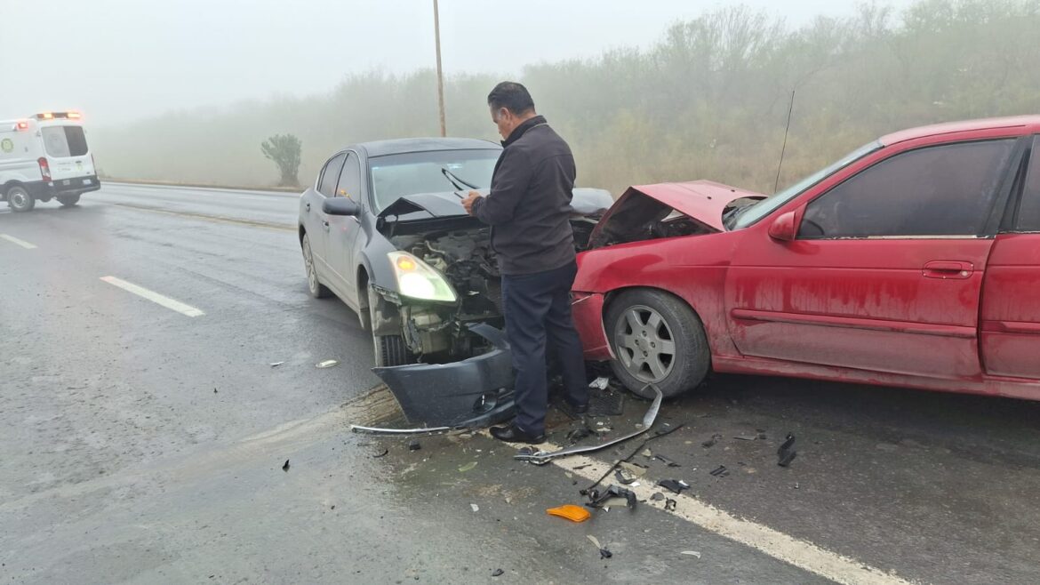 Accidente carretero deja una mujer lesionada en Reynosa