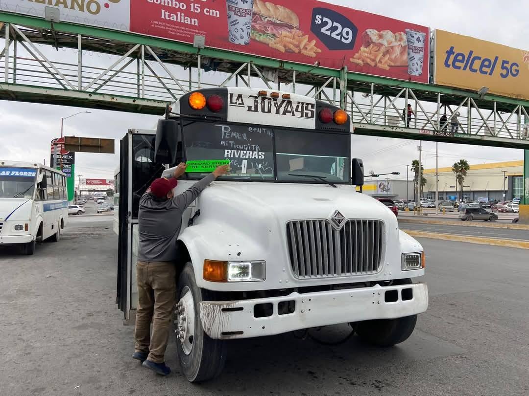 Frenan tarifa de pasaje no autorizada en Reynosa