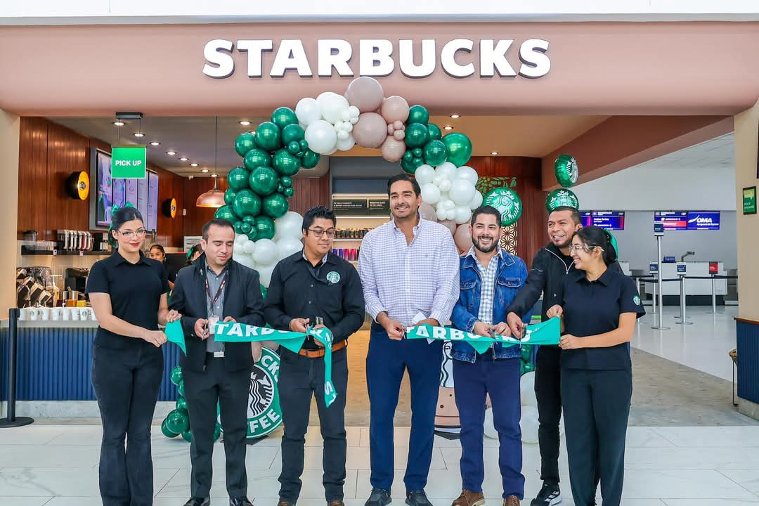 Inauguró Carlos Peña Ortiz tercera sucursal Starbucks en Reynosa