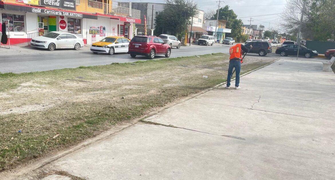 Limpia y rehabilita plazas públicas el Gobierno Municipal de Reynosa