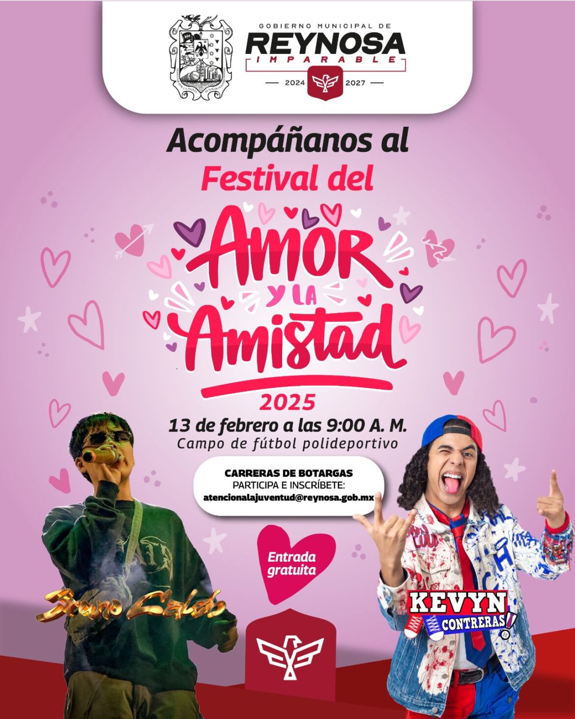 Listo el Polideportivo para el Festival del Amor y la Amistad