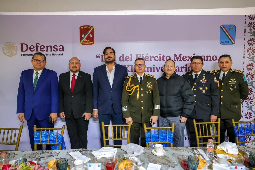 Participó el Alcalde Carlos Peña Ortiz en ceremonia del Día del Ejército Mexicano, CXII Aniversario