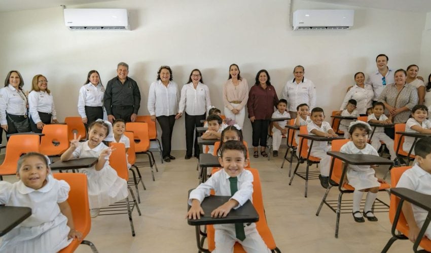 Entrega SET mobiliario en educación básica e inaugura aulas en Altamira