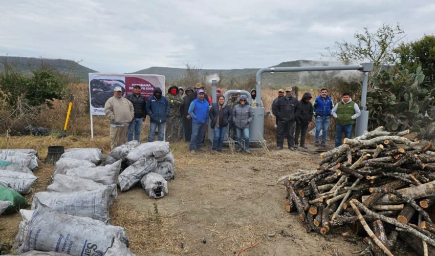 CON PRODUCCIÓN DE CARBÓN VEGETAL BUSCAN RECOLECTAR LÍQUIDOS PIROLEÑOSOS