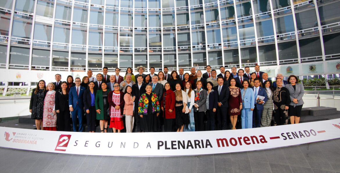 Senadores Morena ratifican apoyo a la Presidenta Claudia Sheinbaum en la Segunda Reunión Plenaria del Grupo Parlamentario