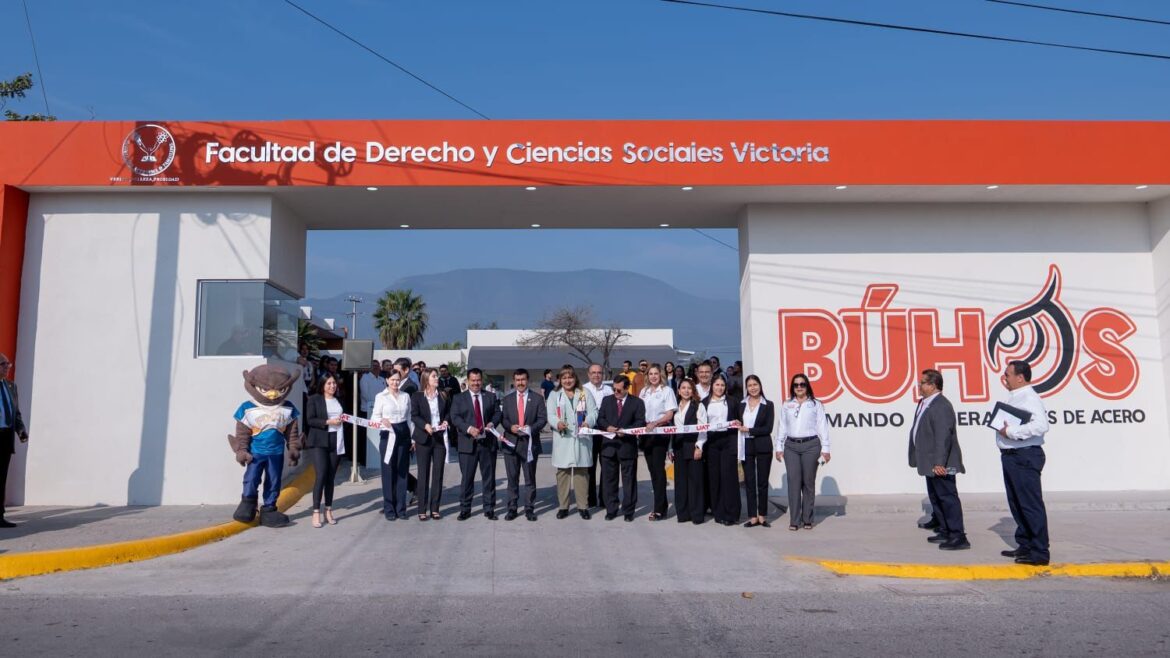 .Rector de la UAT inaugura obras y fortalece infraestructura en la Facultad de Derecho Victoria