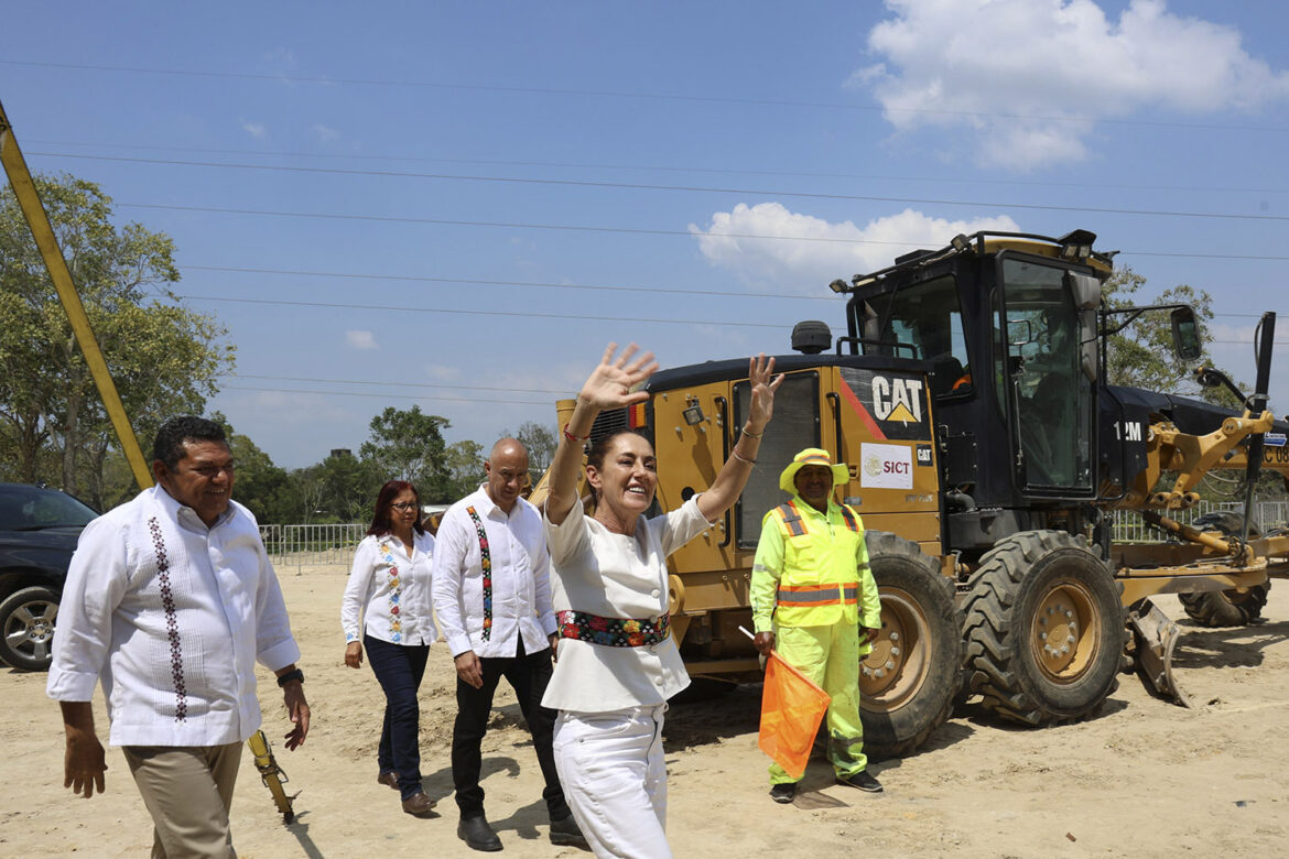 Versión estenográfica. Arranque de obra de la carretera Macuspana – Escárcega