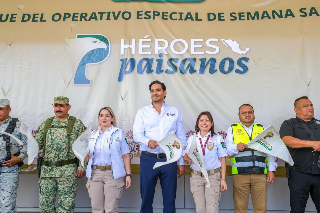 Dio el Alcalde Carlos Peña Ortiz banderazo al inicio de “Héroes Paisanos”.