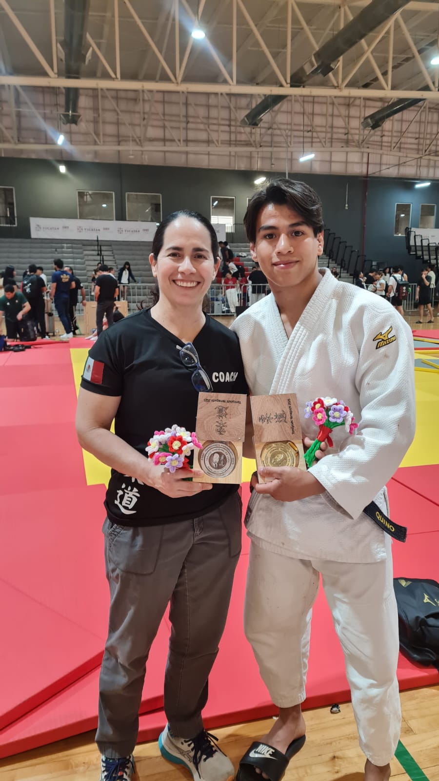 Alumno de la UAT consigue oro y plata en el Nacional de Judo